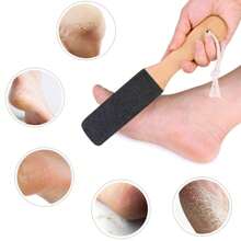 1/2pcs Professional Pedicure Rasp Tool, Foot Cleaner Pedicure, Foot File Pumice Stone, For Dead Skin Crack Heels, Beech Wood Foot File Rasp, Callus Remover, Foot Scrubber, Pedicure Tool, Professional Pedicure Supplies, Removes Dead Skin & Calluses, Foot Care Foot, Rasp Massage, For Men And Women.