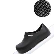 Zapatos de Chef para Unisex, Adecuado para Doctores Restaurante enfermería, Antiderrapantes, Impermeables, Aceite, Zapatos Para Chef Cocina Restaurante Doctores - Negro - Ver 4