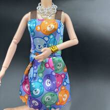 43pcs/Set 30cm Fashion Doll Clothes And Accessories Set, Includes Romper, Skirt, Earrings, Crown, Necklace, Jewelry Toy