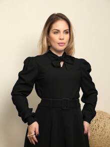 Women Blouses - Black - View 1
