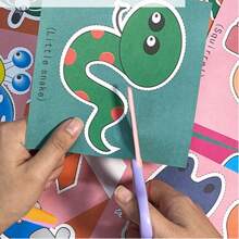 96pcs/48pcs Fun Paper Cutting Craft Kits, Paper Art, Scissor Skills Activity Cut-Out Books, Brilliant Children Art & Handcraft, Comes With Safe Scissor Craft Set (Random Color Scissors), Thick Paper Box Packaging
