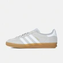 Adidas 阿迪达斯 Gazelle Indoor 男式休闲运动鞋 - 灰色 - 查看 1