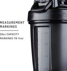 BlenderBottle Classic Shaker Bottle Protein Shakes And Pre Workout, 28-Ounce, Black - 粉紅色和珊瑚色 - 查看 6