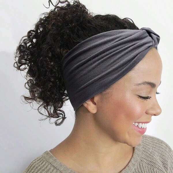 6pcs/Set Bohemian Style Headband With Anti Slip Knotting Suitable For Women's Exercise Running Sweat Absorption And Yoga