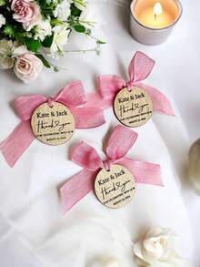 Boheme Baby Shower Party Tag, Thank You For Showering Tag, 2inch 5cm, Oh Baby Label, Wooden Tag, Welcome Baby Tag, Baby Tag, Celebrating Tag Back To School - Multicolor - View 4