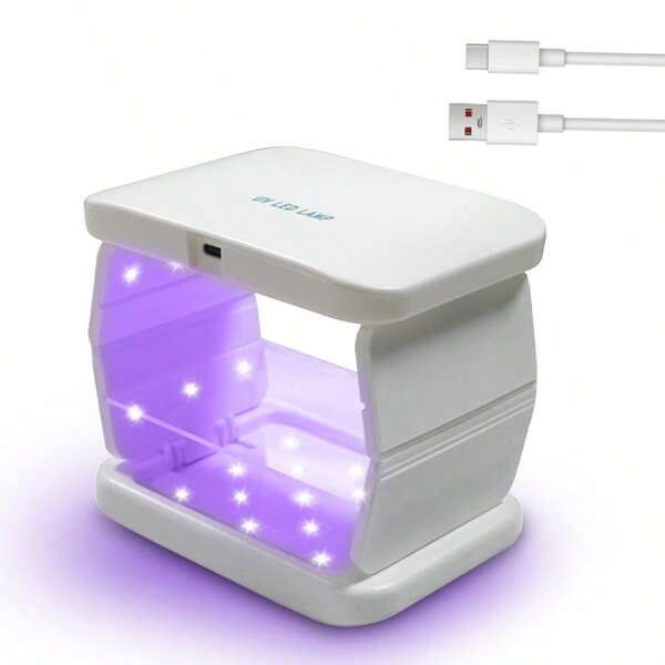 UV-lamp voor het uitharden van hars, 2 opvouwbare UV-lampen met tweezijdige snelle uitharding en timingfunctie voor harsmallen, sieraden maken en doe-het-zelf knutseldecoratie