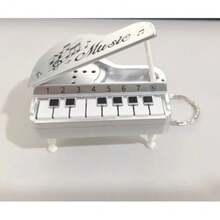 1 件迷你钢琴形钥匙扣、可爱音乐游戏钥匙扣、包包挂件、节日礼物、毕业季小礼物、玩具 - 彩色 - 查看 8