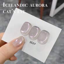 Miss Comoy Gel Armor de Olho de Gato Aurora de Vidro de Gelo Especial de 15ml de 2025 Novo e Quente da Islândia para Loja de Arte de Unhas