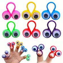 36/12/10pcs Finger Movement Eye Ring, Creative Trick Finger Eye Puppet Gift, Decoration For Birthday Party, Festivals