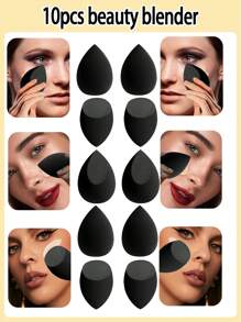 50 piezas Juego de esponjas de maquillaje, esponjas de maquillaje multicolor, esponja mezcladora de maquillaje, esponja de belleza para mezclar base, esponja de maquillaje húmeda y seca, crema y polvo para un acabado perfecto, sin látex para base húmeda y seca, base para un acabado perfecto, para base líquida, en crema y en polvo, borla de maquillaje de doble uso sin látex para todo tipo de piel, maquillaje, barato, decoración de habitación, tocador, viaje, dormitorio, accesorios de maquillaje, borla, mezclador de maquillaje, borla de polvo, esponja de maquillaje