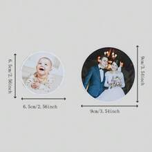 Imanes personalizados para nevera con foto - Set de imanes para refrigerador con imagen personalizada - Con respaldo magnético - Regalo perfecto para decoración del hogar, regalo del Día de San Valentín, San Valentín, regalo para ella, regalo para él, regalo para mamá, regalo para amigos, decoración del hogar, decoración, regalo personalizado, regalo a medida