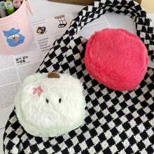 NYXIA 1/2pcs Kawaii Cartoon Apple Plush Coin Purse Girl Cute Plush Coin Wallet Key Storage Bag Holiday Party Gifts Mini Wallet Summer - Multicolor - View 7