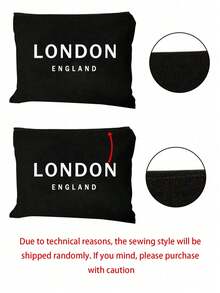 2 件/套亚麻手提袋，包括一个“LONDON ENGLAND”字样印刷手提袋和一个印刷小袋子，字母，花朵，个性化礼品包装，小袋子和大袋子组合，适合婚礼，生日，海滩，假期，是送给女性，母亲，老师，朋友，伴娘，大袋子，学生和返校的完美礼物