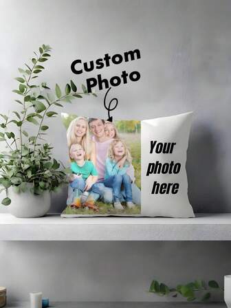 Custom Kid's Pillowcase - Double-Sided Printed, Personalised With Photo/Text/Name, Decorative Throw Pillowcases, Personalized Cushion Covers, Ideal Children's Gift & Birthday Present