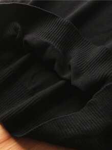 Men's Solid Color V-Neck Long Sleeve Sweater, Casual & Comfortable Base Layer Top, Spring/Autumn