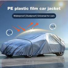 Easypie Selection Funda para coche modelo 2025 de película de PE a prueba de agua y polvo, funda universal para todo el coche a prueba de sol para las 4 estaciones
