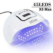SUN X5 LED MAX Nail Lamp, 45 LED Beads UV LED Nail Lamp, Nail Curing Lamp, Gel Dryer Lamp, Nail Art Tool