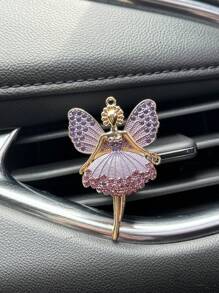 1pc Car Air Outlet Decoration Crystal Stone Moon Star Heart Set Car Air Outlet Clip Air Conditioning Outlet Decoration