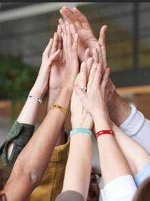 15pcs WWJD Woven Bracelet - What Would Jesus Do Christian Wristband Charity Fundraiser - 15wwjd Printed Bracelet - View 2