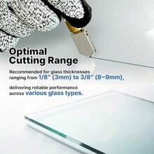 1pc/2pcs Glass Cutter, Upgraded Glass Cutting Tool, Pencil-Style Oil-Filled Tungsten Carbide Tip Glass Cutter, Battery-Free, Alloy Steel Material, Easy To Operate, Suitable For Mirrors, Glass