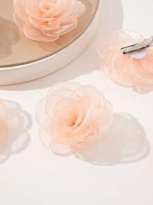 6 piezas Lindos pasadores de flores de rosa, aptos para uso diario y vacaciones