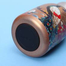 1 件新东方风格卡通保温水瓶，户外便携式带手柄和口袋，车载杯返回学校 - 彩色 - 查看 2