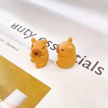 10/20/30Pcs Capybara Figurines Mini Capybara Tiny Resin Capybara Capybara Gifts Little Capybara Miniature Animal Craft Decor For Garden Accessories Landscape Decor(Random Color),Capybara Ornament,Penguin,Capybara Party,Little Animals,Resin Capybara,Platypus,Capybara,Mini Figures