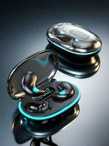 New Senyang True Wireless In-Ear Comfortable Sleeping Headset Music Earbuds Video TWS HIFI Dolby Bass ACC Stereo HD Calling Earphones Adapted For Android Compatible With Iphone Cellphone Gaming Earpieces Couples Smart Headphones - Nhiều màu - Xem 1