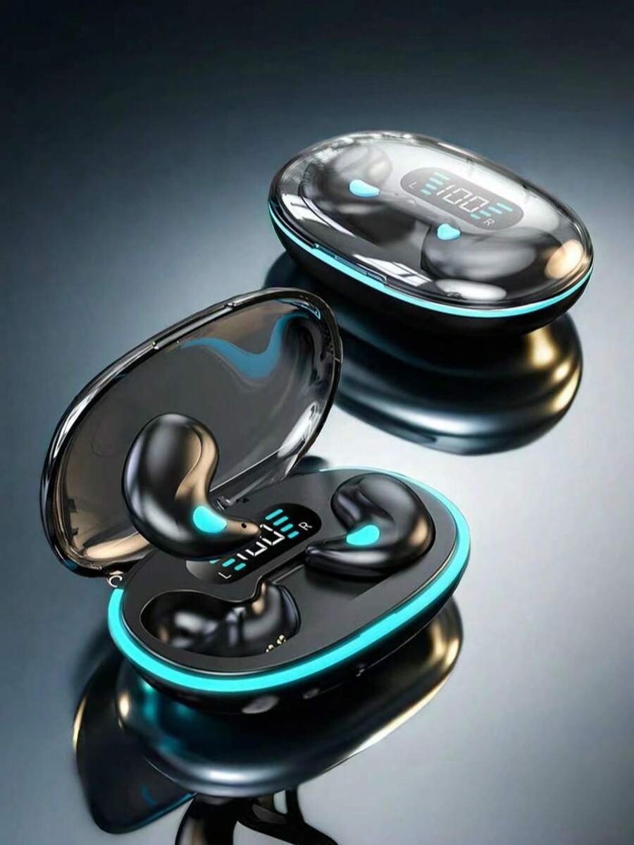 New Senyang True Wireless In-Ear Comfortable Sleeping Headset Music Earbuds Video TWS HIFI Dolby Bass ACC Stereo HD Calling Earphones Adapted For Android Compatible With Iphone Cellphone Gaming Earpieces Couples Smart Headphones - Nhiều màu - Xem 1