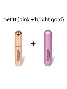 1pc Mini Refillable Travel Perfume Atomizer Bottle, Made Of Durable Aluminum Alloy, Compact & Portable, Suitable For Travel & Outdoor Use, Can Be Filled With Customized Perfume, Enhances Personal Charm, Adds Ritual To Life, Boosts Confidence & Mood. Ideal Gift For Girls, Women, Moms, Boyfriends, Home & Bathroom Decor, Great For Valentine's Day, Mother's Day (Random Color & Style)