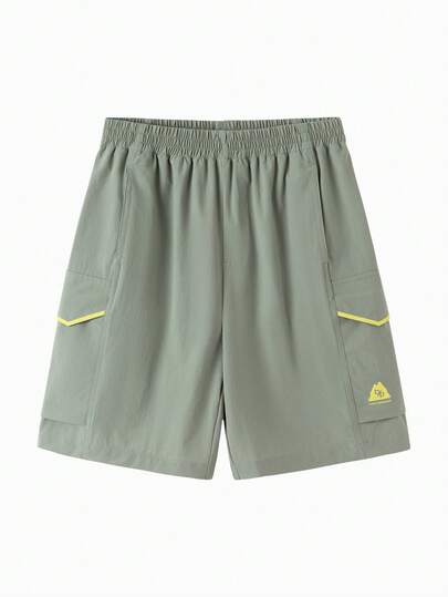 Balabala Boys' Summer Straight Work Shorts 2025 Quick-Dry