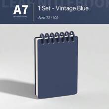 1 pieza Libreta pequeña de hojas sueltas tamaño A7, cuaderno portátil pequeño y muy atractivo, cuaderno de bolsillo, suministros escolares, vuelta al colegio