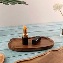 1 件超吸睛 Ins 风格旅行木质收纳托盘 | 化妆品和洗漱用品收纳盒 | 酒店桌面装饰 | 天然实木