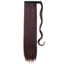 Straight Ponytail Extensions Synthetic Hair Wrap Around Ponytail Extension Heat-Resistant Wig For Women Synthetic Pony Tails Hairpieces Daily