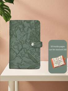 100 envelopes impressos em relevo, desafio para economia de dinheiro, organizador multifuncional portátil para armazenamento de folhas soltas, material escolar, volta às aulas