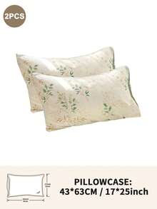 1pc/2pcs/4pcs Polyester Floral Pattern Pillow Cover Set (Pillow Inner Not Included), Soft & Comfortable, Suitable For All Seasons - Multicolor - View 32