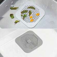 Silikon Bodenablauf Abdeckung Haar Catcher Falle Sieb Stopper Mit Saugnapf Für Badezimmer