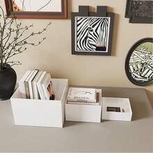 3个/4个/6个装白色/透明亚克力自助食品展示管，五面多功能亚克力支架，底部中空，适用于早餐、自助餐、婚礼、派对等场合。 - 白色 - 查看 6