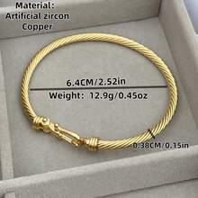 1 pezzo Braccialetto a fascia in acciaio inossidabile bicolore oro e argento, design regolabile unisex adatto a uomini e donne, stile punk goth, il miglior regalo per le vacanze e gioielli