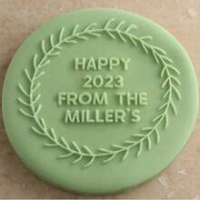 Customized Text Cake Decorations, DIY Cutting Molds, Frosting Cake Templates, Wedding Clay Fondant Embossing Tools, Name Cake Molds, Handmade Cookie Embossing Stamps - Black - View 50