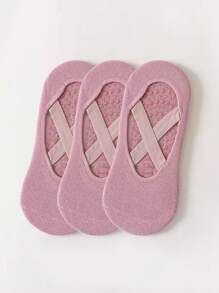 1/3/4 pares de calcetines de yoga antideslizantes para mujer, calcetines con agarre, calcetines neutros para hospital, soporte para el tobillo, calcetines deportivos amortiguadores