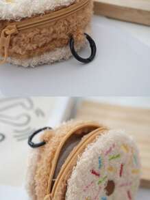 Cookies Style Coin Purse, Creative Key Holder, Cute Niche Earphone Storage Bag