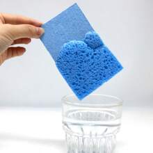 [3/12pcs Absorbent Dishwashing Sponge] 3/12pcs, Dishwashing Sponge, Natural Wood Pulp Cleaning Sponge, Dish Sponge, Oil-Free, Wood Pulp Sponge Block, Absorbent Magic Wipe, Cleaning Supplies, Cleaning Tool, Kitchen Utensils, Apartment Essentials, College Dorm Essentials