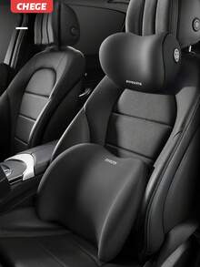 1 件汽车头枕颈枕 - 适合所有季节的汽车颈部支撑枕，汽车座椅腰部支撑枕套装