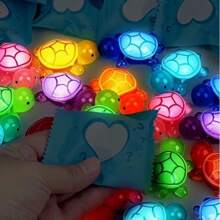 20PCS Night Light 3D Turtle Surprise Bag - Unique DIY Crafts And Party Gifts, Night Light Turtle Blind Box (Color, Style, Packaging Random)
