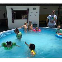 1pc New Kids Life Jacket - Swimming Arm Bands - Float Ring - Swim Ring - Baby Cartoon Water Wings - Foam Buoyancy Vest - Children Summer Pool Arm Bands - Kids Toy