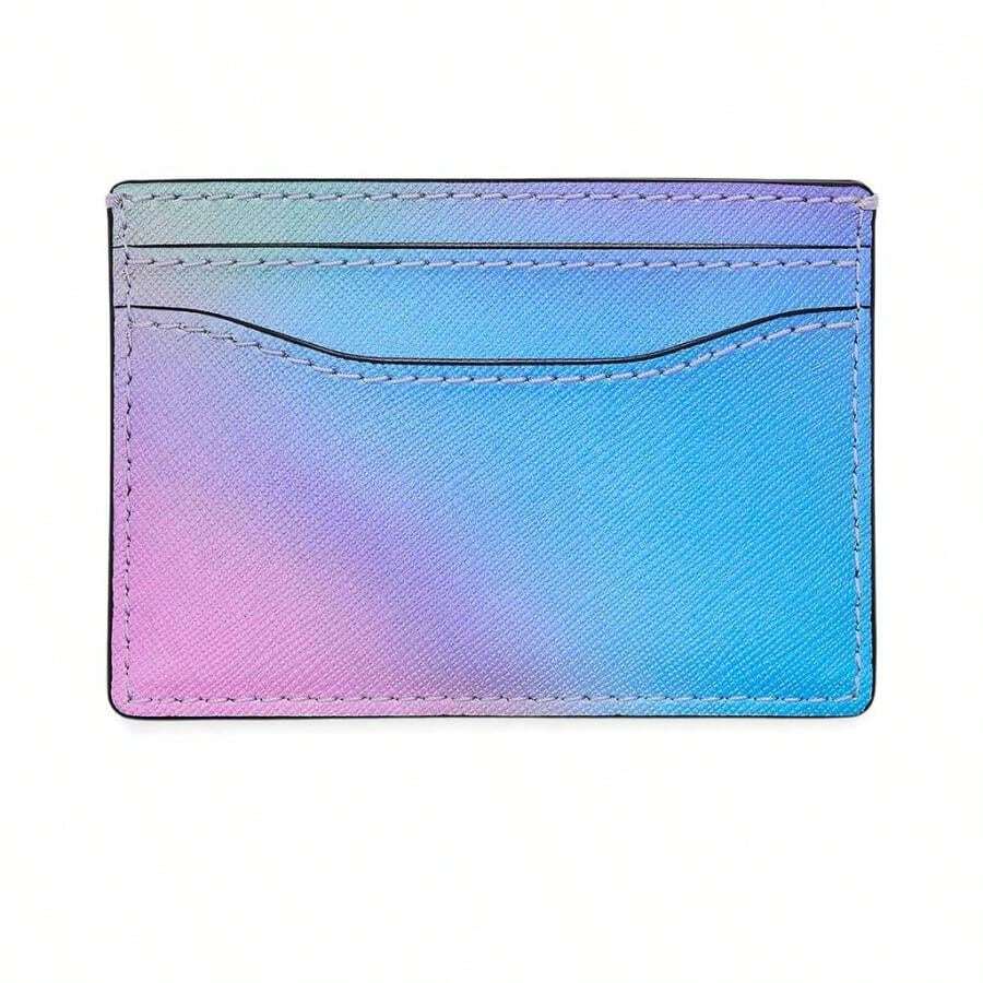 Marc Jacobs The Airbrush Utility Snapshot Card Case - Blue Multi - View 1