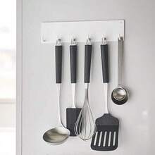 1 个磁性粘合挂钩，无需钻孔厨房储物挂钩