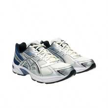 ASICS® GEL-1130 Men Casual Athletic Shoes - Cream/Pure Silver/Navy - Outspoken Ombres - 查看 3