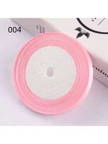 25 Yards/Roll 1cm Width Silk Ribbon For Bows Braids Gift Wrapping Cake Decoration, Back To School Valentine Day